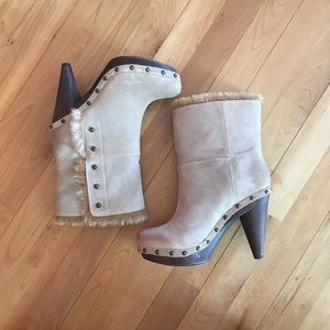 Seychelles suede fur lined boots